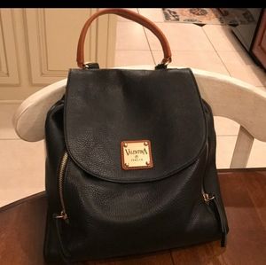 Valentina lather backpack